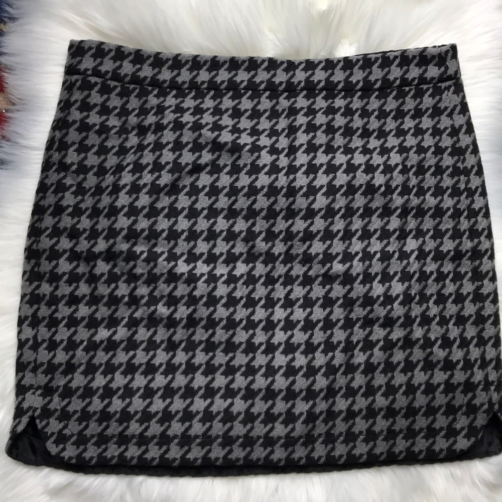 Jcrew Houndstooth miniskirt sz 6